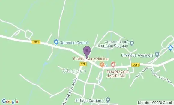 Localisation Glageon Bp - 59132