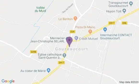 Localisation Gouzeaucourt - 59231