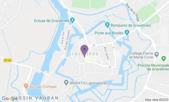 Localisation Gravelines - 59820