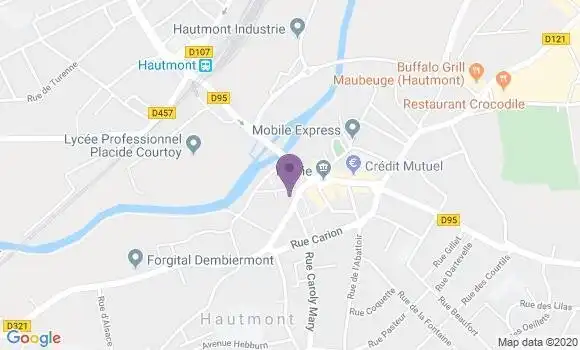 Localisation Hautmont - 59330