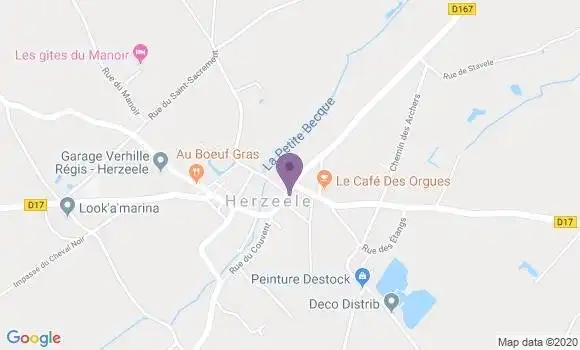 Localisation Herzeele Bp - 59470
