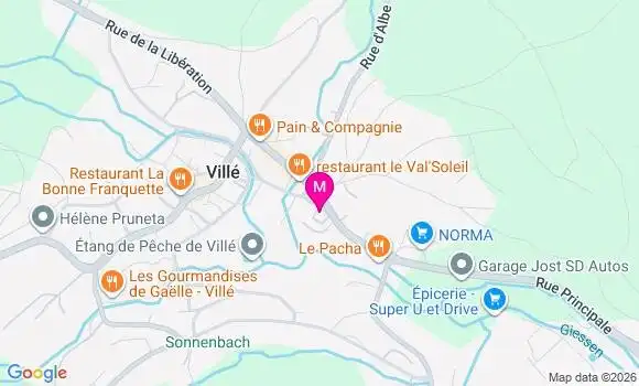 Localisation Ville - 67220
