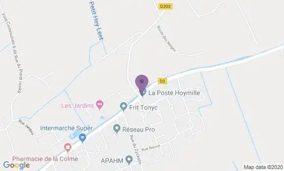 Localisation Hoymille Bp - 59492