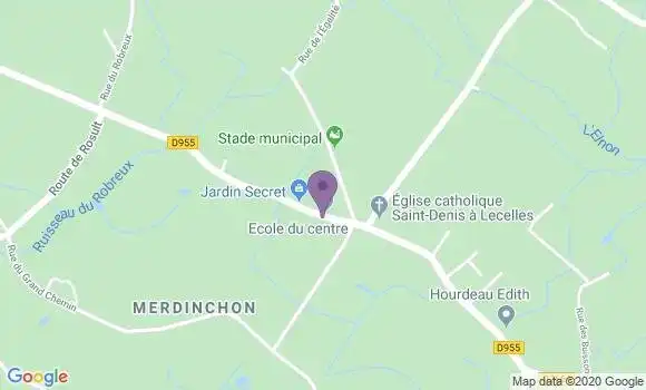 Localisation Lecelles Bp - 59226