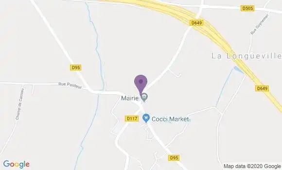 Localisation La Longueville Bp - 59570
