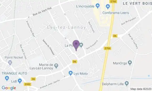 Localisation Lys lez Lannoy - 59390