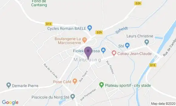 Localisation Marcoing Bp - 59159
