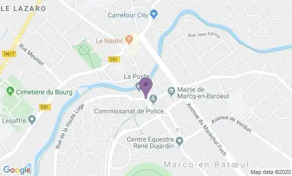Localisation Marcq En Baroeul - 59700
