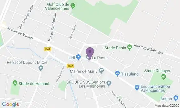 Localisation Marly Bp - 59770