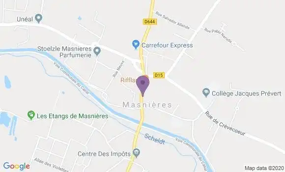 Localisation Masnieres - 59241