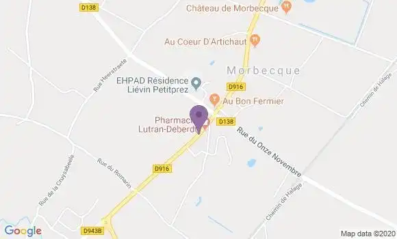 Localisation Morbecque Ap - 59190