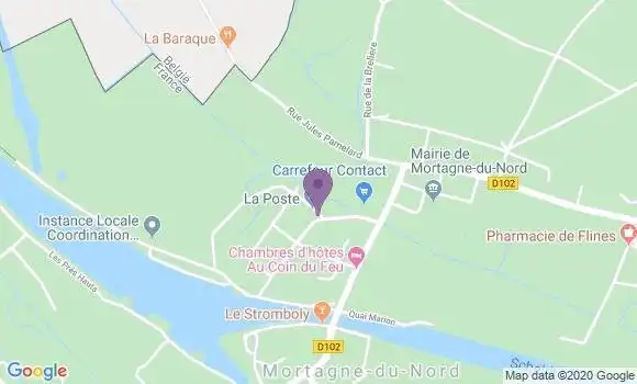 Localisation Mortagne du Nord Bp - 59158