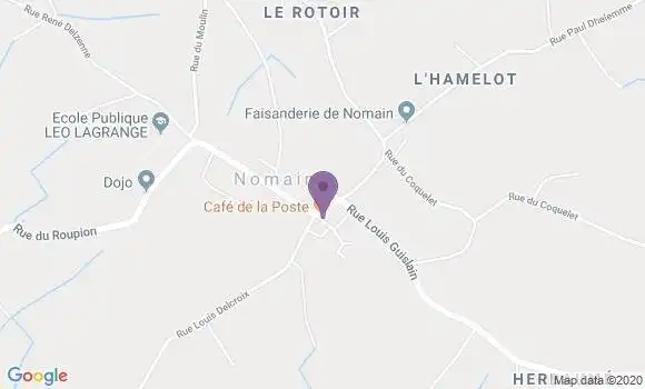 Localisation Nomain Bp - 59310