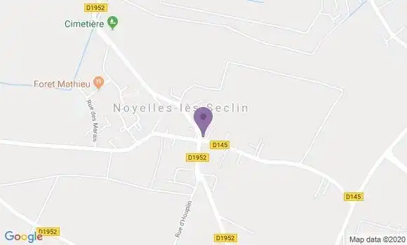 Localisation Noyelles les Seclin Ap - 59139