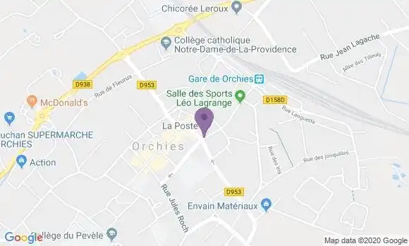 Localisation Orchies - 59310