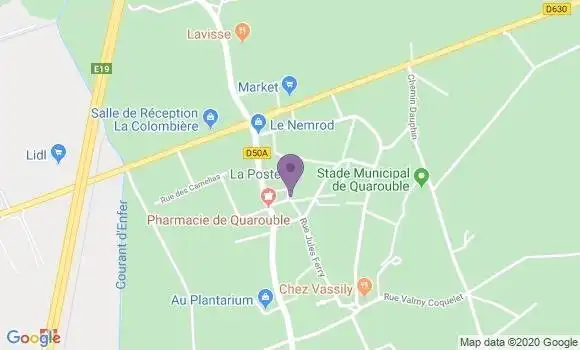 Localisation Quarouble Bp - 59243