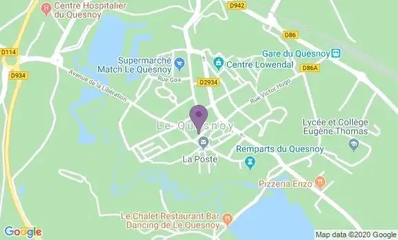 Localisation Le Quesnoy - 59530