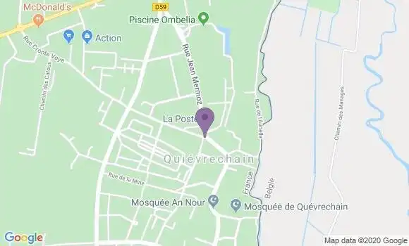 Localisation Quievrechain - 59920