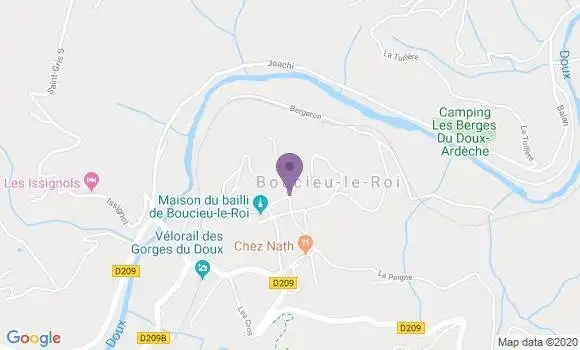 Localisation St Barthelemy Grozon Ap - 07270