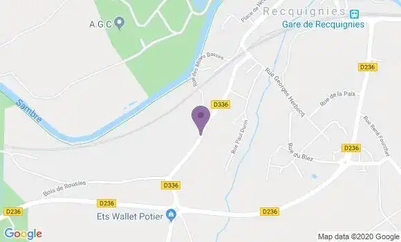 Localisation Recquignies Bp - 59245