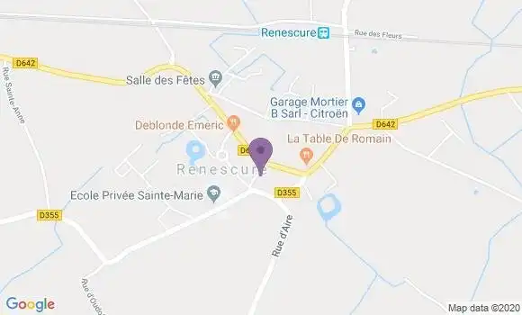 Localisation Renescure - 59173