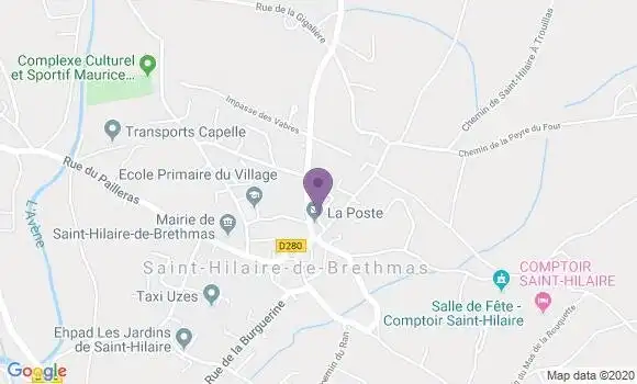Localisation Saint Christol Ap - 07160