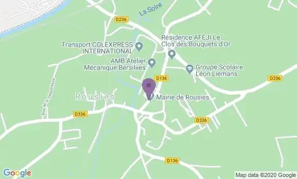 Localisation Rousies Bp - 59131