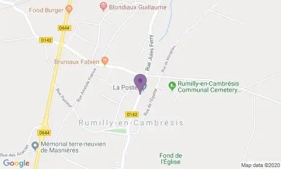 Localisation Rumilly En Cambresis Bp - 59281