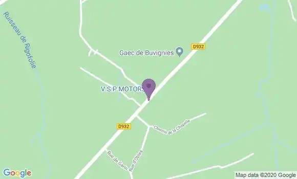 Localisation Bermeries Ap - 59570