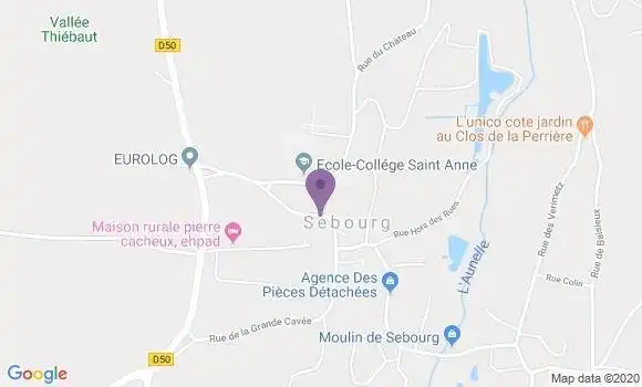 Localisation Sebourg Bp - 59990