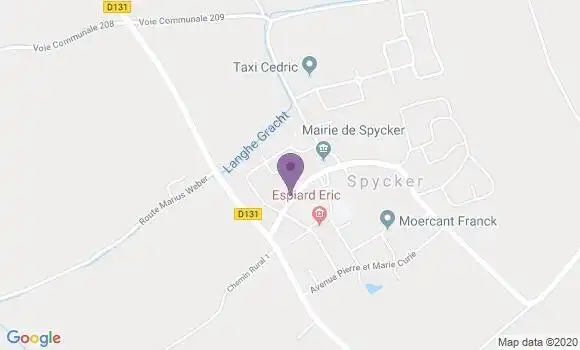 Localisation Spycker Ap - 59380