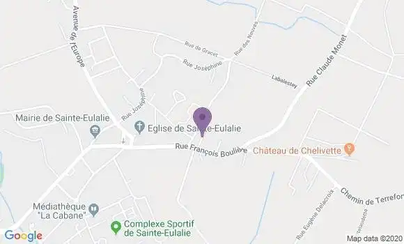 Localisation Sainte Eulalie Ap - 07510