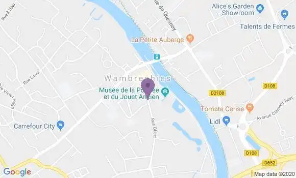 Localisation Wambrechies Bp - 59118