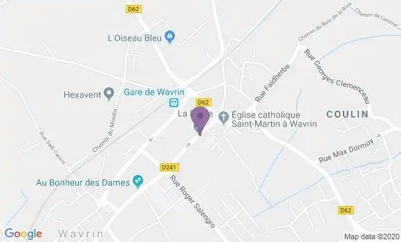 Localisation Wavrin - 59136