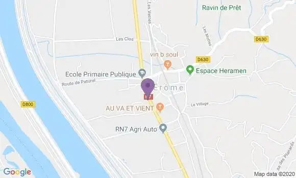 Localisation Saint Jean de Muzols Bp - 07300