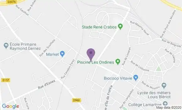 Localisation Cambrai Martin Martine Bp - 59400