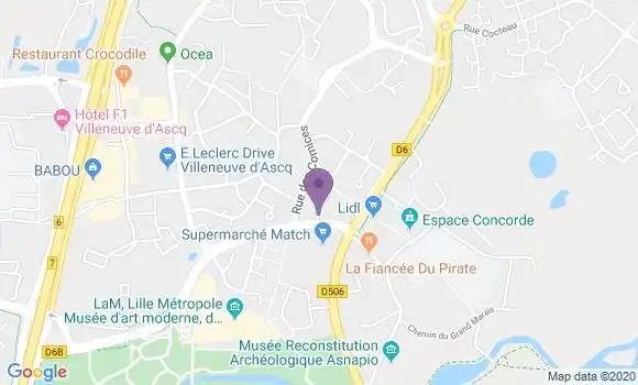 Localisation Villeneuve d