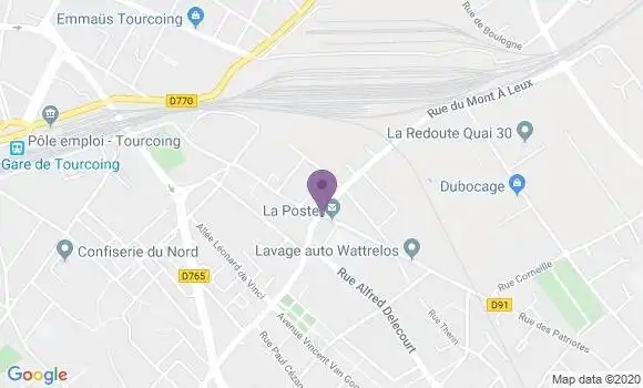 Localisation Wattrelos Sapin Vert Bp - 59150