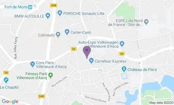 Localisation Villeneuve D