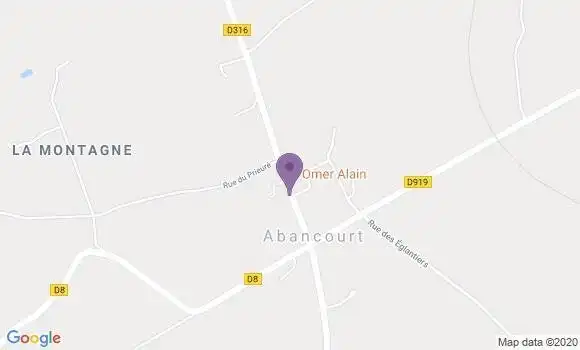 Localisation Abancourt Ap - 60220