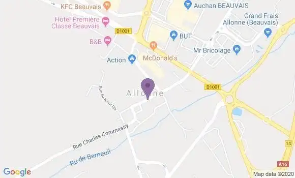 Localisation Allonne Ap - 60000
