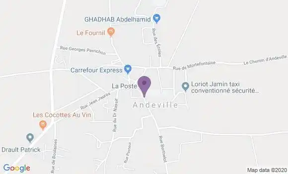 Localisation Andeville Bp - 60570