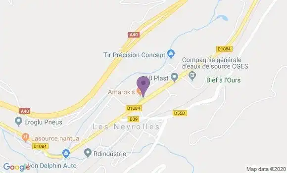 Localisation Les Neyrolles Ap - 01130