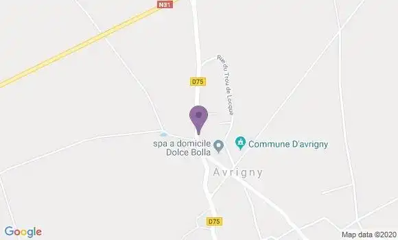 Localisation Avrigny Ap - 60190