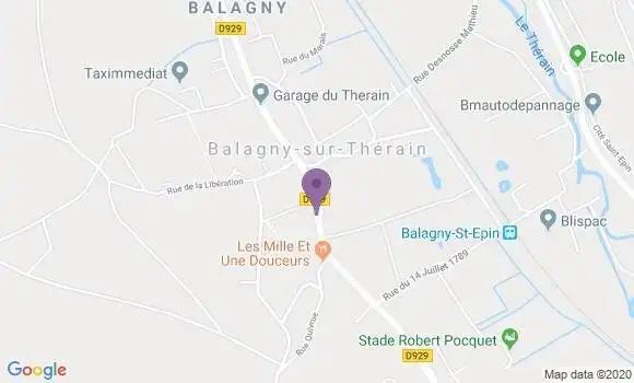 Localisation Balagny sur Therain Bp - 60250