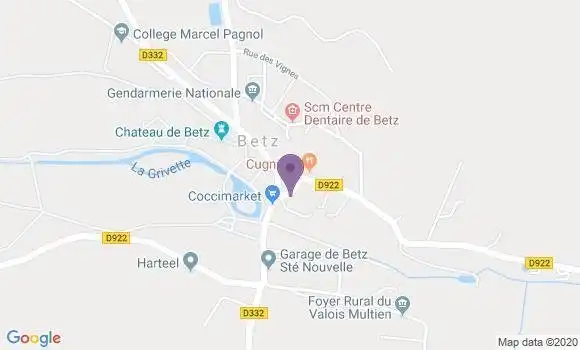 Localisation Betz - 60620