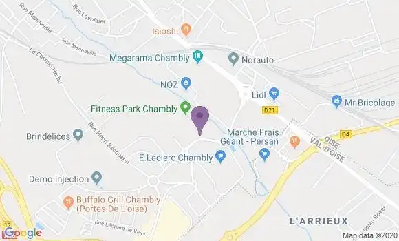 Localisation Chambly Portes de l