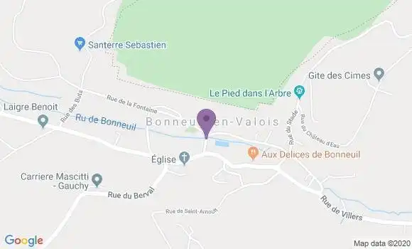 Localisation Bonneuil En Valois Bp - 60123