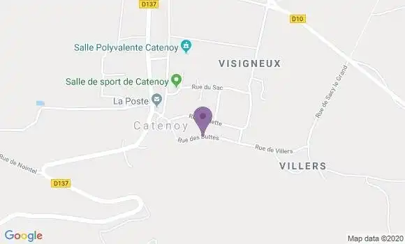 Localisation Catenoy Bp - 60840