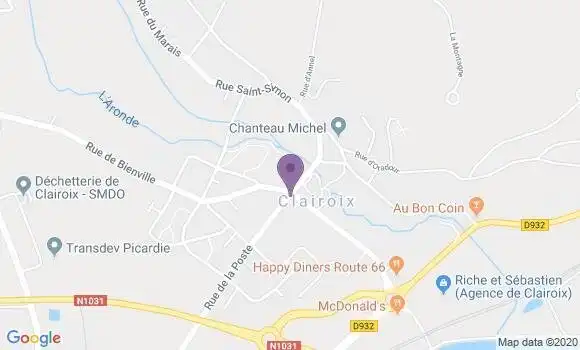 Localisation Clairoix Bp - 60280